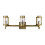 Visual Comfort Studio LV1023TWB Flynn Three Light Vanity, Time Worn Brass Main Image.jpg