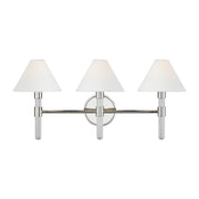 Visual Comfort Studio LV1043PN Robert Three Light Vanity, Polished Nickel Main Image.jpg