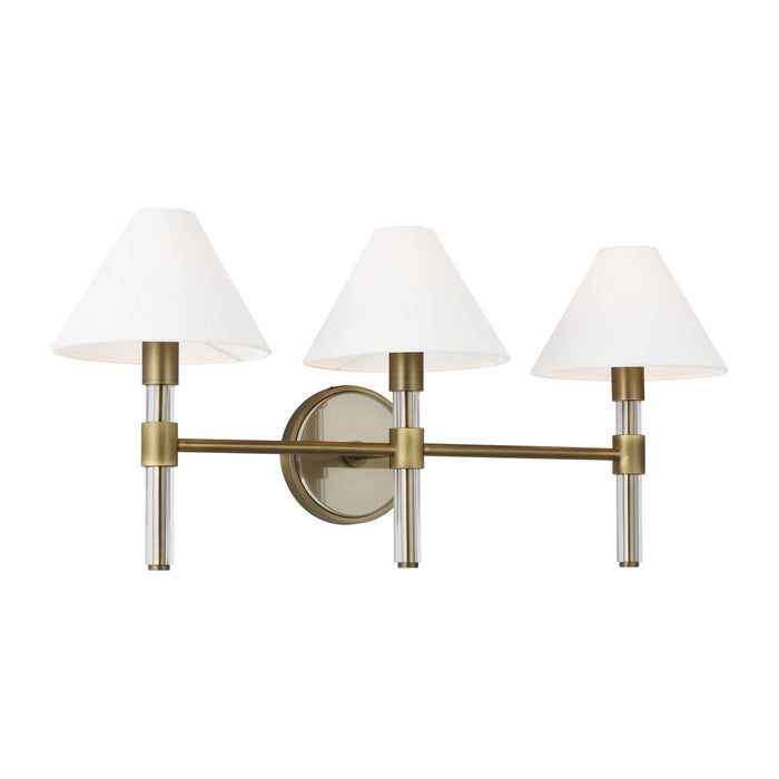 Visual Comfort Studio LV1043TWB Robert Three Light Vanity, Time Worn Brass Alternate Image.jpg