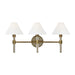 Visual Comfort Studio LV1043TWB Robert Three Light Vanity, Time Worn Brass Main Image.jpg