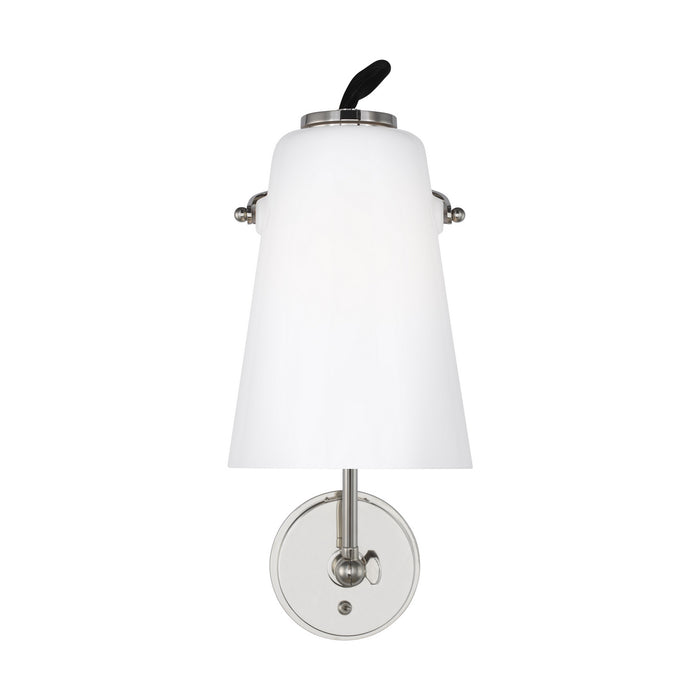 Visual Comfort Studio LW1001PN Hazel One Light Wall Sconce, Polished Nickel Main Image.jpg