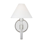 Visual Comfort Studio LW1041PN Robert One Light Wall Sconce, Polished Nickel Main Image.jpg