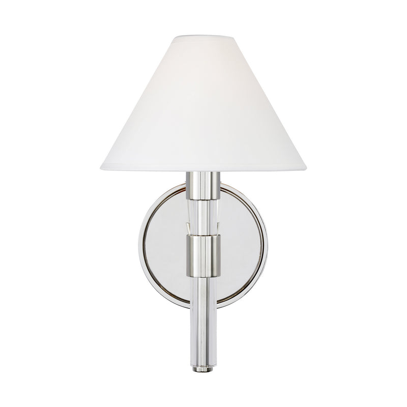 Visual Comfort Studio LW1041PN Robert One Light Wall Sconce, Polished Nickel Main Image.jpg