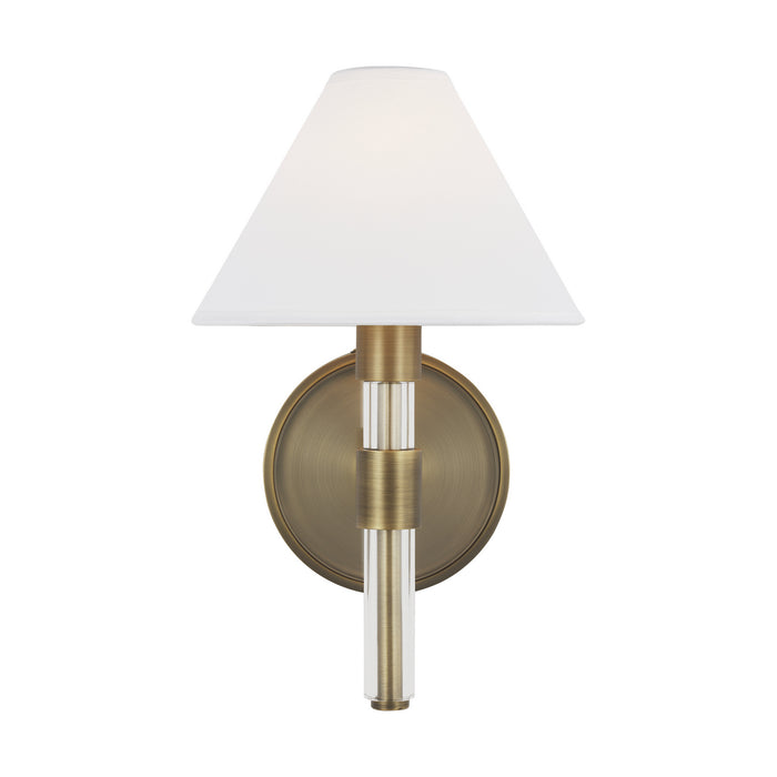 Visual Comfort Studio LW1041TWB Robert One Light Wall Sconce, Time Worn Brass Main Image.jpg