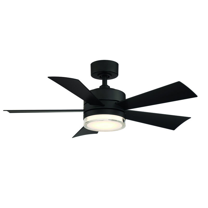 Modern Forms Fans FR-W1801-52L-MB 52"Ceiling Fan, Matte Black