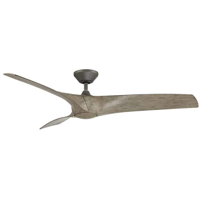 Modern Forms Fans FR-W2006-62L-GH/WW 62"Ceiling Fan, Graphite/Weathered Wood