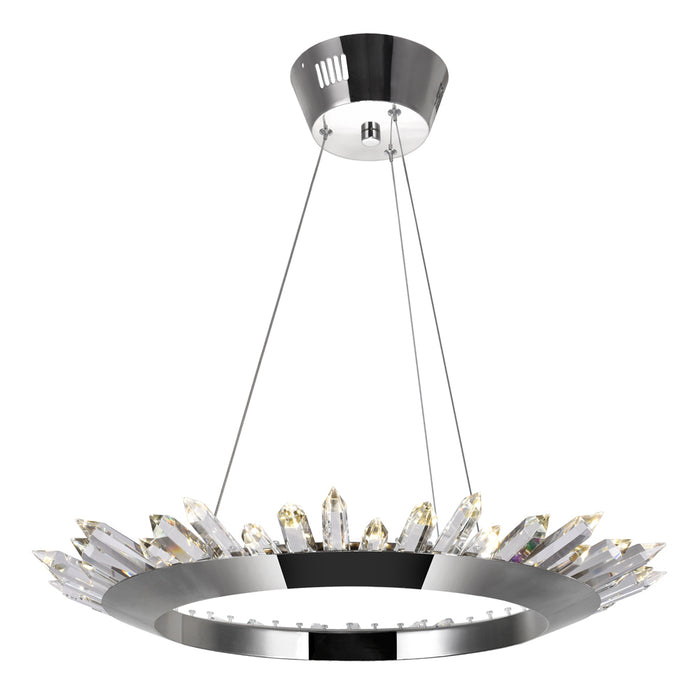 CWI Lighting 1108P24-613 Arctic Queen LED Chandelier, Polished Nickel Alternate Image.jpg