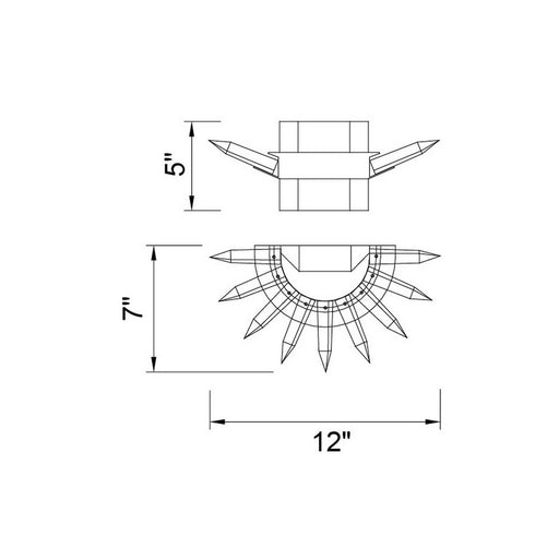 CWI Lighting 1108W12-613 Arctic Queen LED Wall Sconce Polished Nickel Alt 1.jpg