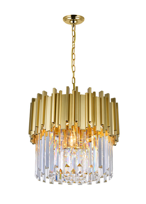 CWI Lighting 1112P16-4-169 Deco Four Light Chandelier Medallion Gold.jpg