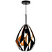 CWI Lighting 1114P12-1-271 Oxide One Light Pendant Black & Copper Alt 1.jpg