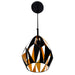 CWI Lighting 1114P12-1-271 Oxide One Light Pendant Black & Copper Alt 3.jpg