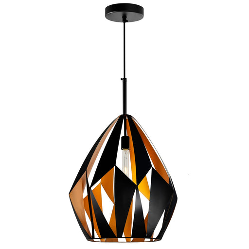 CWI Lighting 1114P20-1-271 Oxide One Light Pendant Black & Copper.jpg