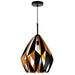 CWI Lighting 1114P20-1-271 Oxide One Light Pendant Black & Copper.jpg