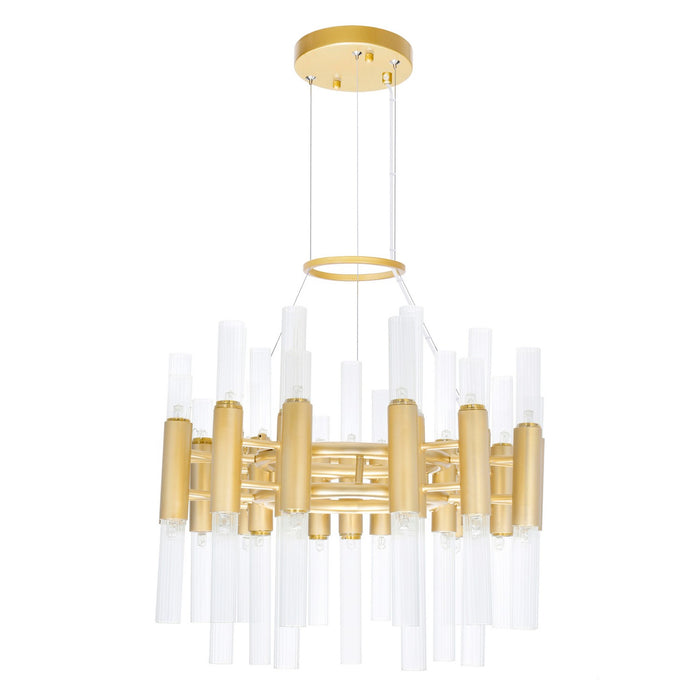 CWI Lighting 1120P20-42-602 Orgue LED Chandelier Satin Gold Alt 3.jpg