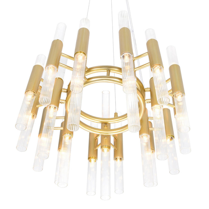 CWI Lighting 1120P20-42-602 Orgue LED Chandelier Satin Gold Alt 4.jpg