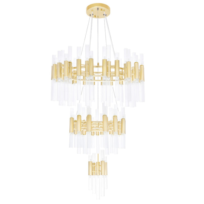 CWI Lighting 1120P32-123-602 Orgue LED Chandelier Satin Gold Alt 4.jpg