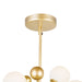 CWI Lighting 1125P16-8-268 Element LED Chandelier Sun Gold Alt 4.jpg