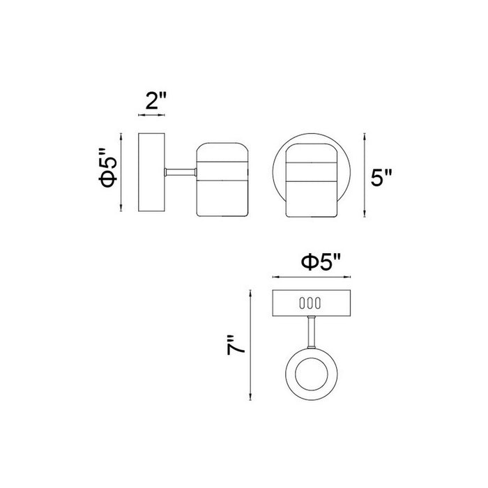 CWI Lighting 1147W5-1-101 Moxie LED Wall Sconce Black Alt 5.jpg