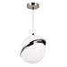 CWI Lighting 1148P10-1-613 Gemini LED Mini Pendant Polished Nickel Alt 3.jpg