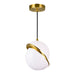 CWI Lighting 1148P10-1-624 Gemini LED Mini Pendant Brass Alt 1.jpg