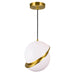 CWI Lighting 1148P10-1-624 Gemini LED Mini Pendant Brass Alt 2.jpg