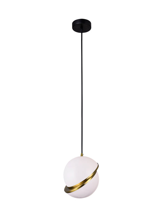 CWI Lighting 1148P10-1-624 Gemini LED Mini Pendant Brass.jpg