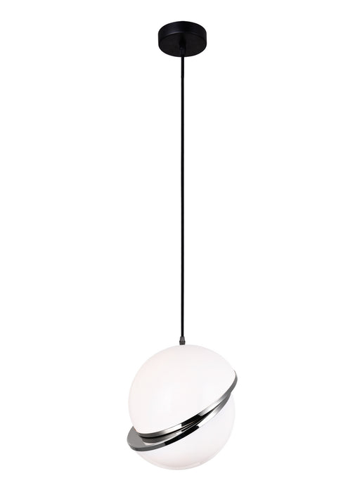 CWI Lighting 1148P12-1-613 Gemini LED Pendant Polished Nickel.jpg