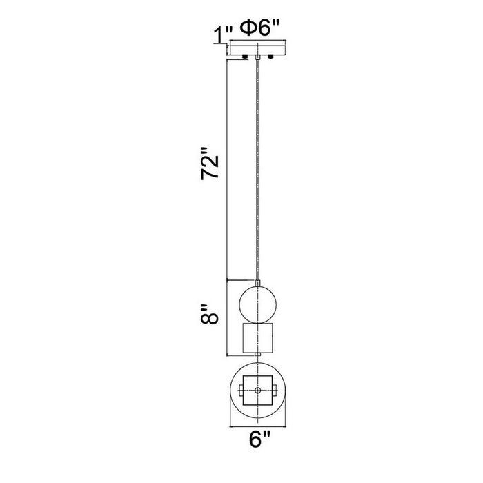 CWI Lighting 1156P4-625 Saleen LED Mini Pendant Sun Gold & Black Alt 5.jpg