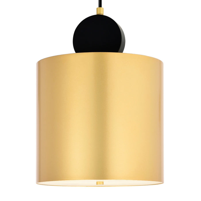 CWI Lighting 1156P9-625 Saleen LED Mini Pendant Sun Gold & Black Alt 1.jpg