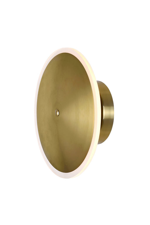 CWI Lighting 1204W12-1-625 Ovni LED Wall Sconce, Brass Main Image.jpg