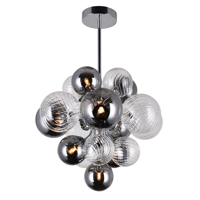 CWI Lighting 1205P16-8-601 Pallocino LED Chandelier Chrome Alt 4.jpg