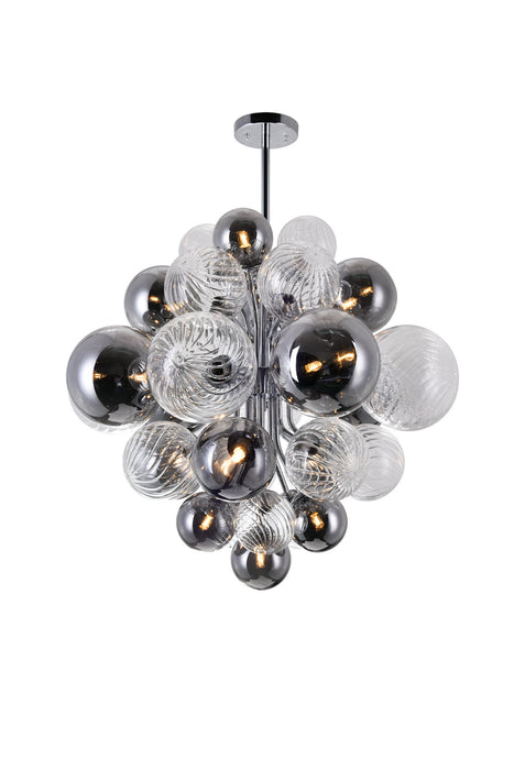 CWI Lighting 1205P25-15-601 Pallocino LED Chandelier Chrome.jpg