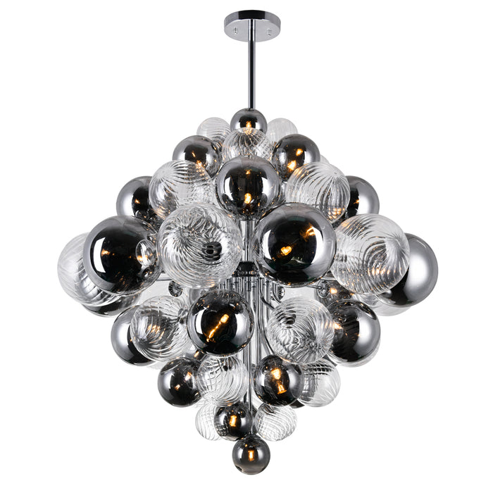 CWI Lighting 1205P36-27-601 Pallocino LED Chandelier Chrome Alt 3.jpg