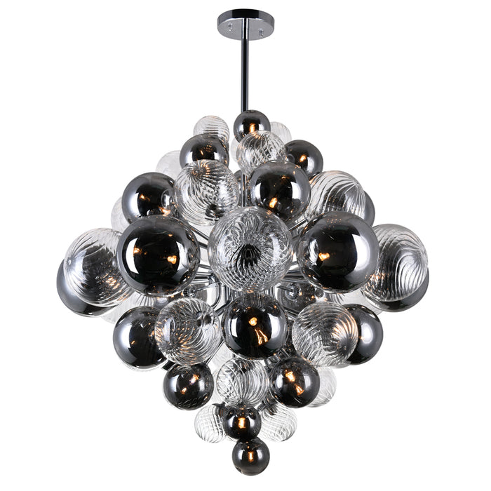 CWI Lighting 1205P36-27-601 Pallocino LED Chandelier Chrome Alt 4.jpg