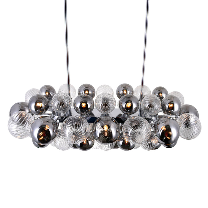 CWI Lighting 1205P39-27-601 Pallocino LED Island/Pool Table Chandelier Chrome Alt 3.jpg