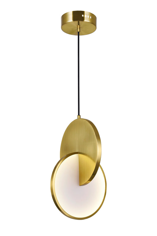 CWI Lighting 1206P10-1-629 Tranche LED Mini Pendant Brushed Brass.jpg