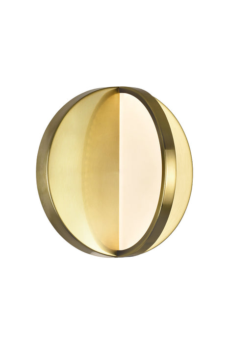 CWI Lighting 1206W7-1-629-A Tranche LED Wall Sconce Brushed Brass.jpg