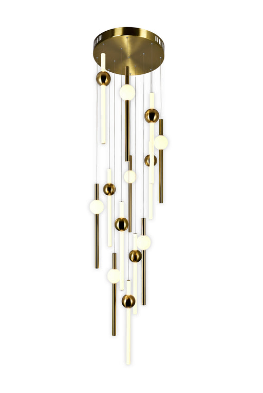 CWI Lighting 1208P32-13-625 Baton LED Pendant Brass.jpg