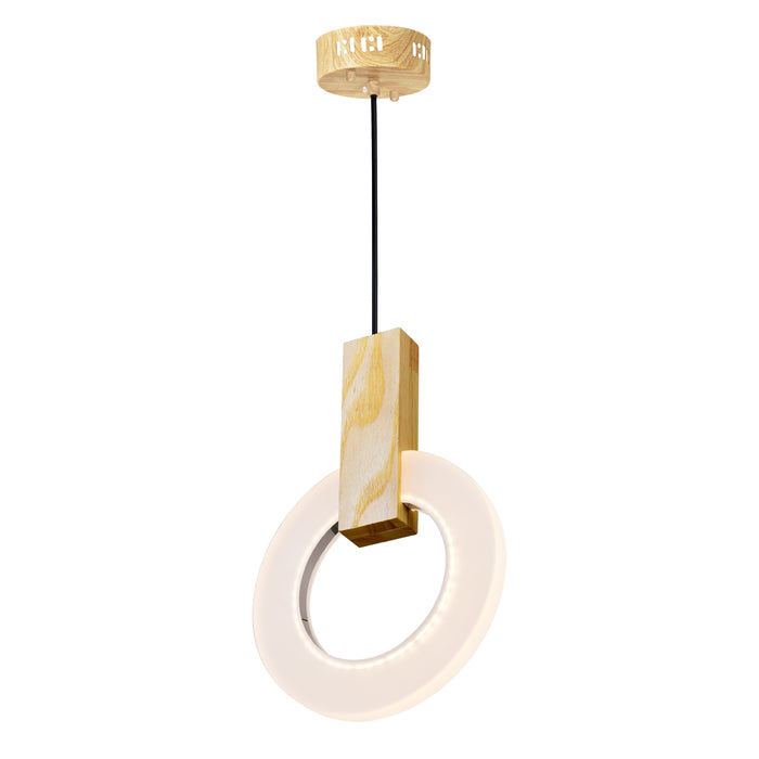 CWI Lighting 1214P8-1-236 Anello LED Mini Pendant White Oak Alt 2.jpg