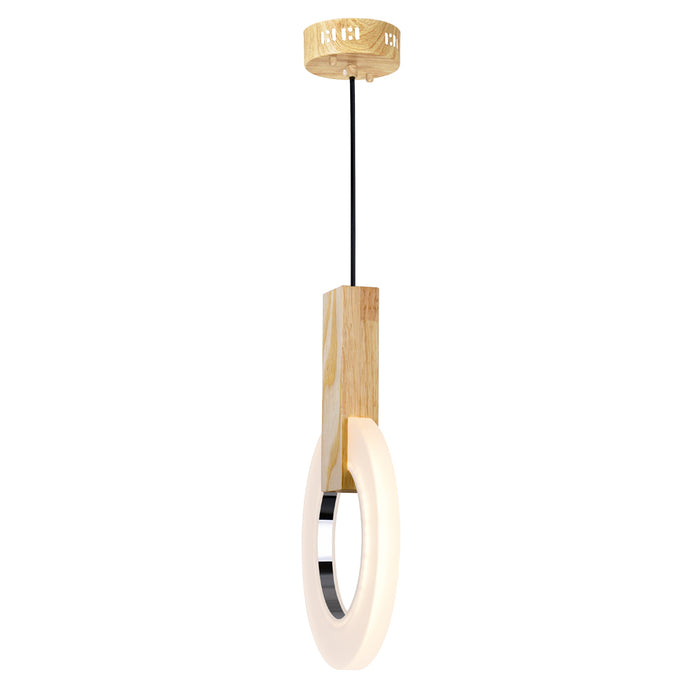 CWI Lighting 1214P8-1-236 Anello LED Mini Pendant White Oak Alt 3.jpg