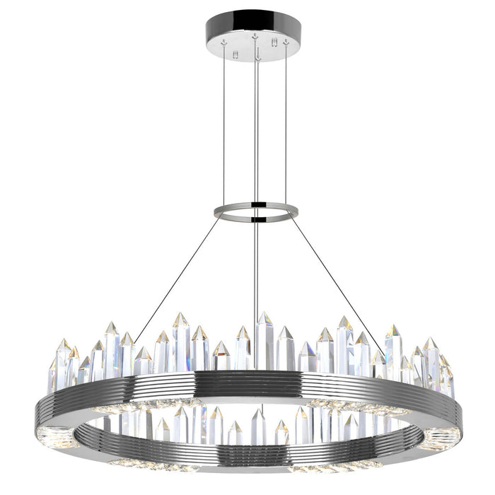 CWI Lighting 1218P24-613 Agassiz LED Chandelier Polished Nickel Alt 3.jpg