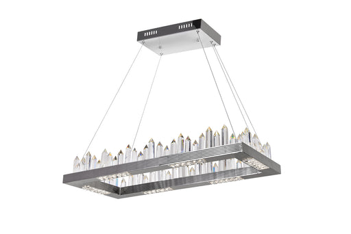 CWI Lighting 1218P32-613-RC Agassiz LED Island/Pool Table Chandelier Polished Nickel.jpg