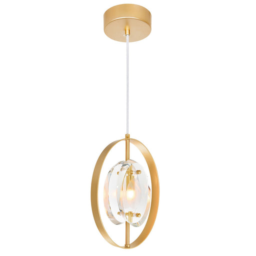 CWI Lighting 1224P8-1-625 Iris One Light Mini Pendant Sun Gold.jpg