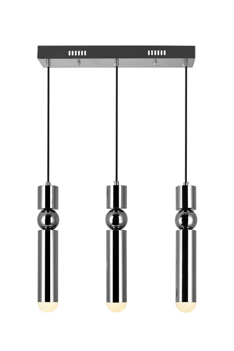 CWI Lighting 1225P20-3-613 Chime LED Island/Pool Table Chandelier Polished Nickel.jpg