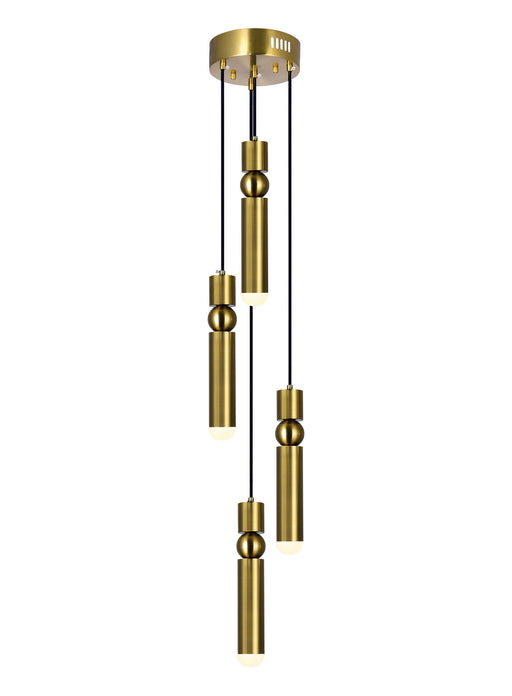 CWI Lighting 1225P9-4-625 Chime LED Pendant Brass.jpg