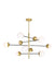 CWI Lighting 1226P38-10-169 Compass LED Chandelier Medallion Gold.jpg