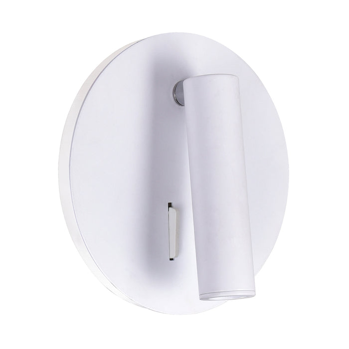 CWI Lighting 1241W6-103 Private I LED Wall Sconce Matte White Alt 6.jpg