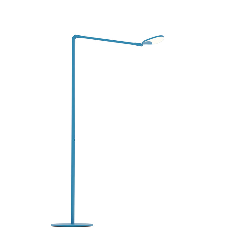 Koncept SPY-W-MPB-USB-FLR Splitty LED Floor Lamp, Matte Pacific Blue Main Image.jpg