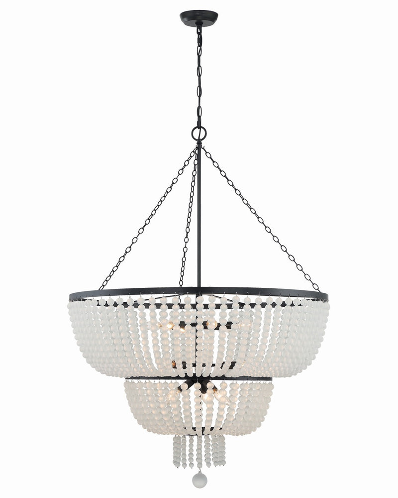 Crystorama 612-MK Rylee 12 Light Chandelier Matte Black Main Image.jpg