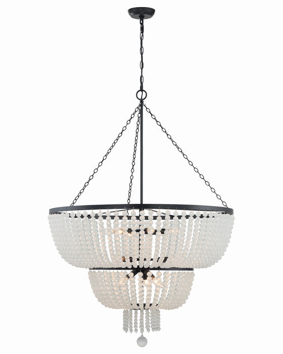 Crystorama 612-MK Rylee 12 Light Chandelier Matte Black Main Image.jpg